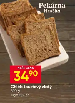 Hruška Chléb toustový zlatý nabídka