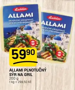 Flop Allami plnotučný sýr na gril nabídka
