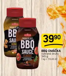 Flop BBQ omáčka nabídka