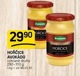Flop Hořčice avokádo nabídka