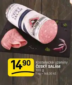 Flop Kostelecké uzeniny Český salám nabídka