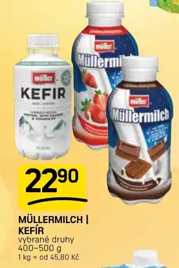 Flop Müllermilch/ kefír nabídka