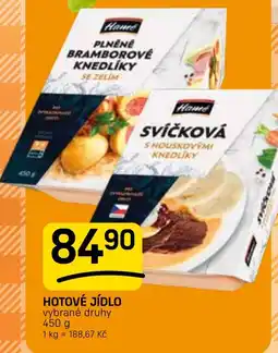 Flop Hamé Hotové jídlo nabídka