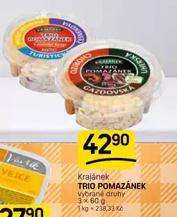 Flop Krajánek Trio pomazánek nabídka