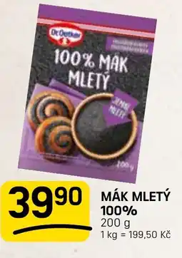 Flop Dr. Oetker Mák mletý 100% nabídka