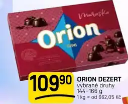 Flop Orion dezert nabídka
