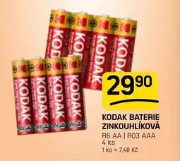 Flop Kodak baterie zinkouhlíková nabídka