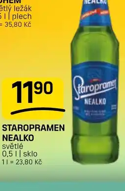 Flop Staropramen nealko nabídka