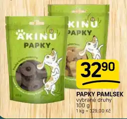 Flop Akinu Papky pamlsek nabídka