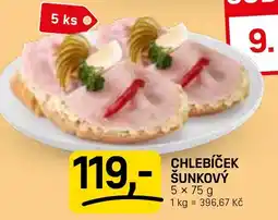 Flop Chlebíček šunkový nabídka