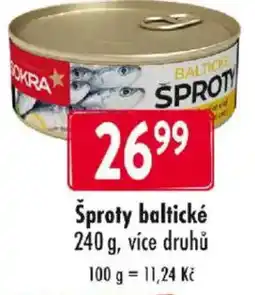 Qanto Šproty baltické nabídka