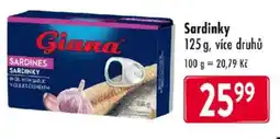 Qanto Sardinky nabídka