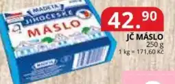 Potraviny CZ Jč máslo nabídka