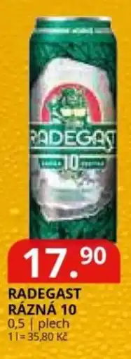 Potraviny CZ Radegast rázná 10 nabídka