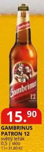 Potraviny CZ Gambrinus patron 12 nabídka