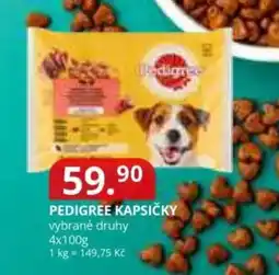 Potraviny CZ Pedigree kapsičky nabídka