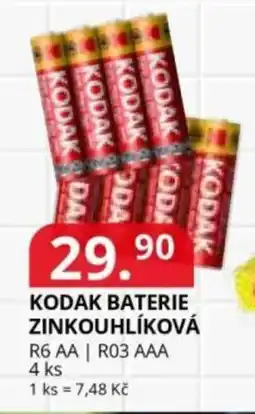 Potraviny CZ Kodak baterie zinkouhlíková nabídka