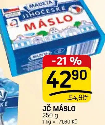 Madeta Jč máslo