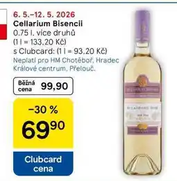 Tesco Cellarium Bisencii, 0,75 l, více druhů nabídka