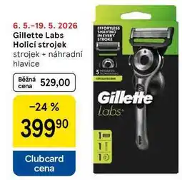 Tesco Gillette Labs Holicí strojek strojek + náhradní hlavice nabídka
