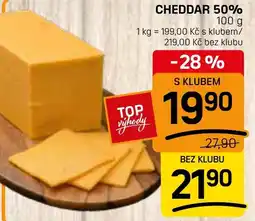 Flop Cheddar 50% nabídka