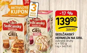 Sedlčanský hermelín na gril