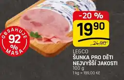 Flop Le&Co šunka pro děti nejvyšší jakosti nabídka