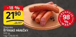 Flop Steinex Štýrské párečky nabídka