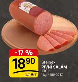 Flop Steinex Pivní salám nabídka