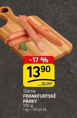 Flop Sláma Frankfurtské párky nabídka