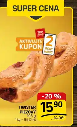 Flop Twister pizzový nabídka