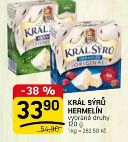 Flop Král sýrů hermelín nabídka