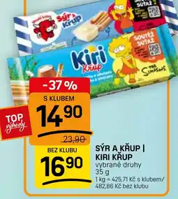 Flop Sýr a křup | kiri křup nabídka