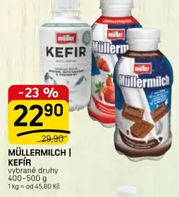 Flop Müllermilch | kefír nabídka