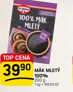 Flop Dr.Oetker Mák mletý 100% nabídka