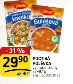 Flop Dr.Oetker Poctivá polévka nabídka