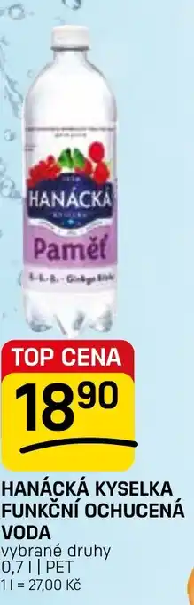 Flop Hanácká kyselka funkční ochucená voda nabídka