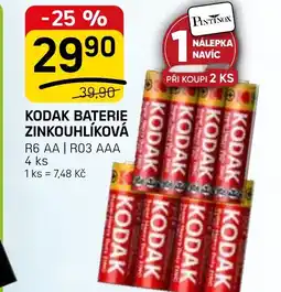 Flop Kodak baterie zinkouhlíková nabídka