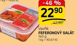 Flop Vavřík Feferonový salát nabídka