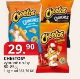 Potraviny CZ Cheetos nabídka