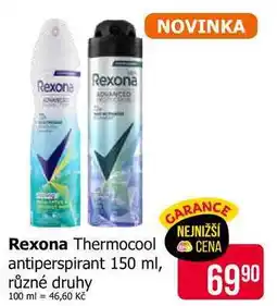 Teta Rexona Thermocool antiperspirant 150 ml, různé druhy nabídka