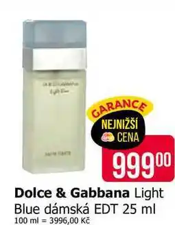 Teta Dolce & Gabbana Light Blue dámská EDT nabídka