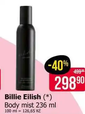 Teta Billie Eilish Body mist nabídka