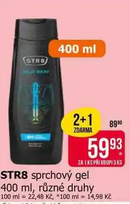 Teta STR8 sprchový gel, vybrané druhy nabídka