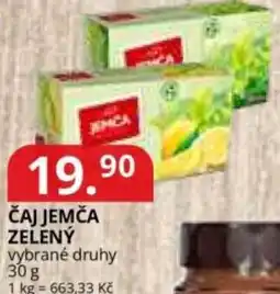 Potraviny CZ Čaj jemča zelený nabídka