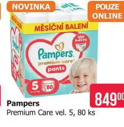 Teta Pampers Premium Care vel. 5, 80 ks nabídka
