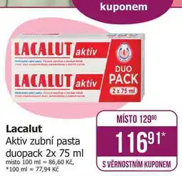 Teta Lacalut Aktiv zubní pasta proti paradontóze nabídka