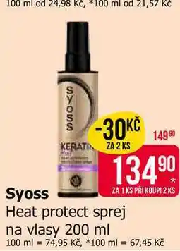 Teta Syoss Heat protect sprej na vlasy nabídka