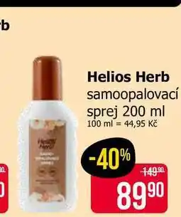 Teta Helios Herb samoopalovací sprej nabídka