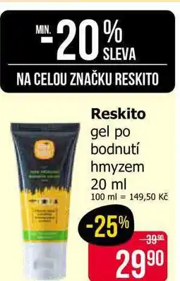 Teta Reskito gel po bodnutí hmyzem nabídka